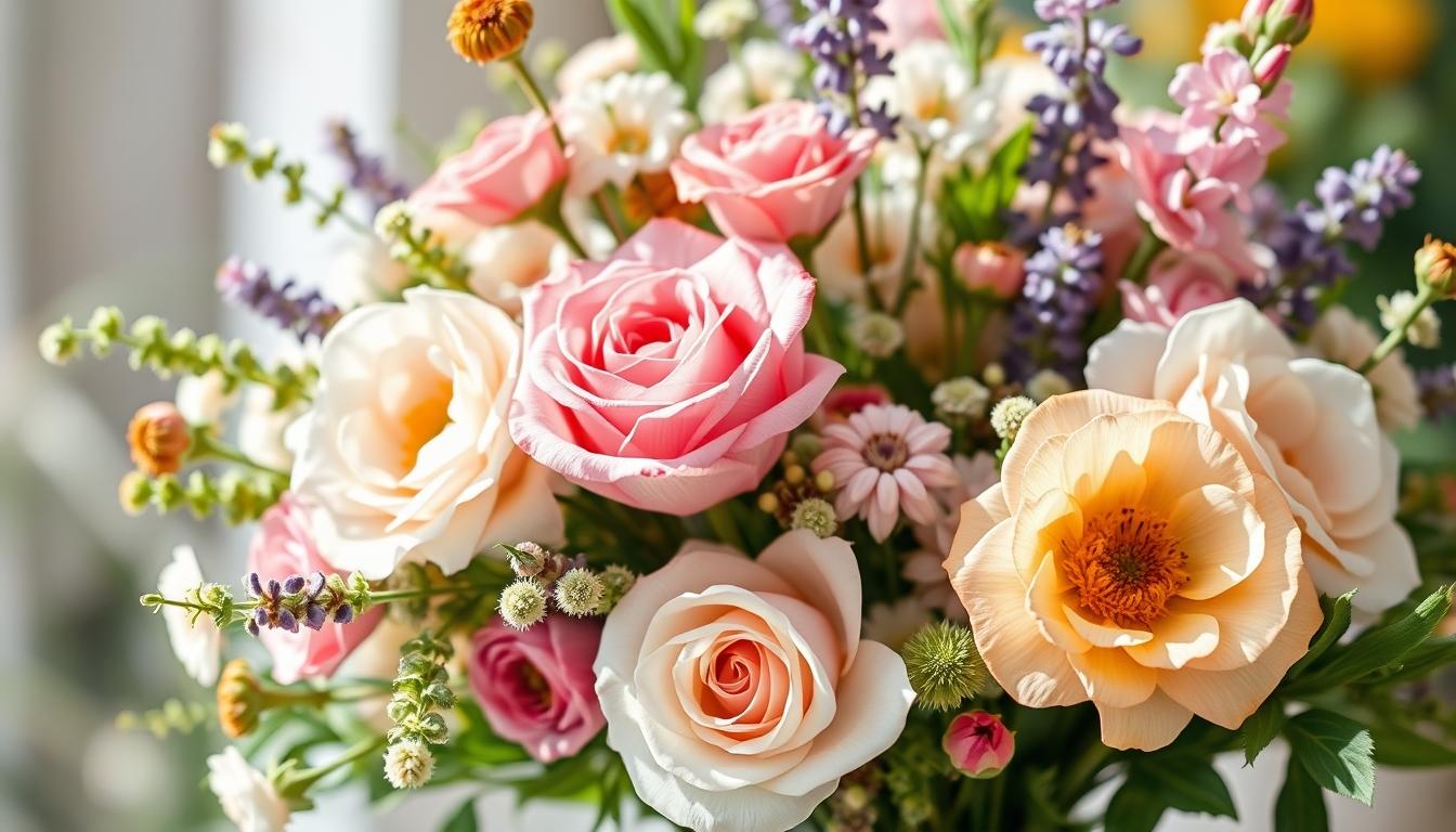 Seasonal flower arrangements